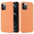 iPhone 12/12 Pro Maska od Tečnog Silikona - Kompatibilna sa MagSafe - Narandžasta