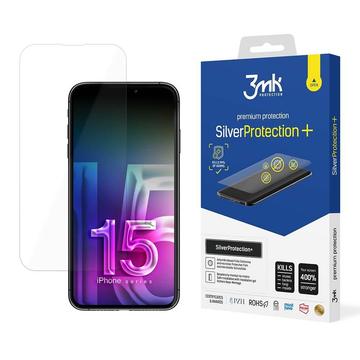 iPhone 15 3MK SilverProtection+ Antibakterijska Zaštita za Ekran - Providna