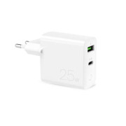 Puro PD Fast Wall Charger - 25W, USB-A, USB-C - Beli