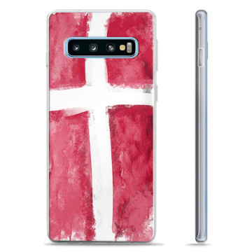 Samsung Galaxy S10+ TPU Maska - Zastava Danske