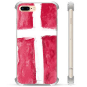 iPhone 7 Plus / iPhone 8 Plus Hibridna Maska - Zastava Danske