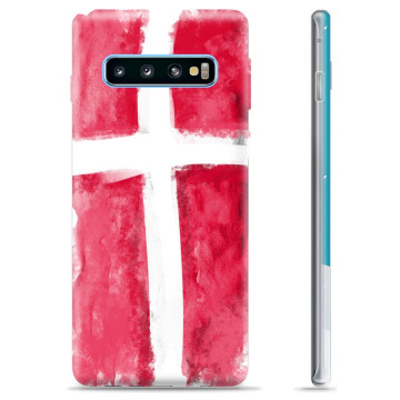 Samsung Galaxy S10 TPU Maska - Zastava Danske