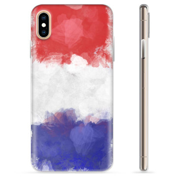 iPhone X / iPhone XS TPU Maska - Zastava Francuske