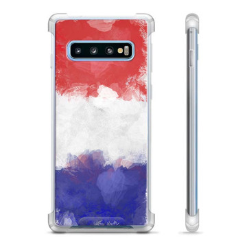 Samsung Galaxy S10+ Hibridna Maska - Zastava Francuske