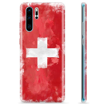 Huawei P30 Pro TPU Maska - Zastava švajcarske