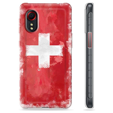 Samsung Galaxy Xcover 5 TPU Maska - Zastava švajcarske