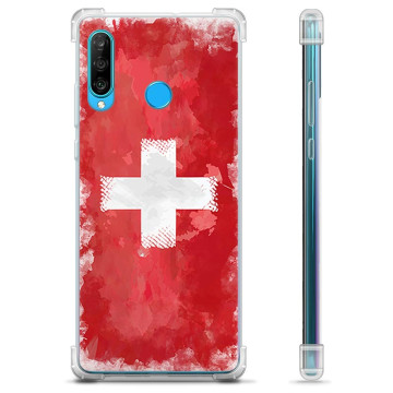 Huawei P30 Lite Hibridna Maska - Zastava švajcarske