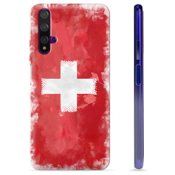 Huawei Nova 5T TPU Maska - Zastava švajcarske