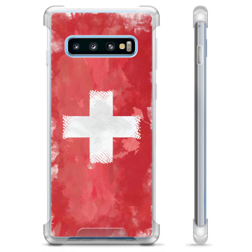 Samsung Galaxy S10 Hibridna Maska - Zastava švajcarske