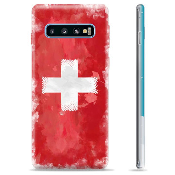 Samsung Galaxy S10 TPU Maska - Zastava švajcarske