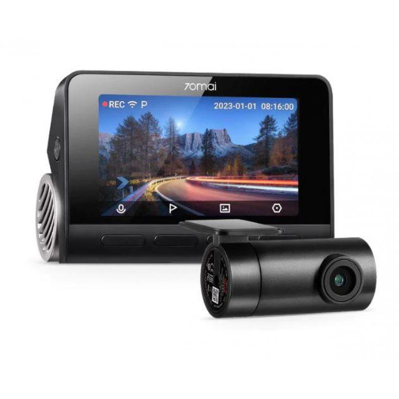 70mai A810 4K Dash Cam And RC12 Rear Cam Set - WiFi, GPS - Black