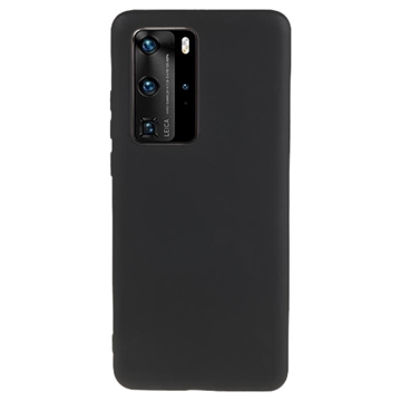 Anti-Fingerprint Mat Huawei P40 Pro TPU Zaštitna Maska - Crna