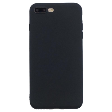 Anti-Fingerprint Mat iPhone 7 Plus/8 Plus TPU Zaštitna Maska - Crna