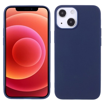 Anti-Fingerprint Mat iPhone 13 Mini TPU Zaštitna Maska - Tamnoplava