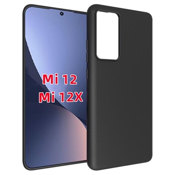 Anti-Slip Xiaomi 12/12X TPU Zaštitna Maska - Crna