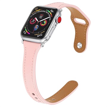 Apple Watch 10/9/8/SE (2022)/7/SE/6/5/4/3/2/1 Premium Kožni Kaiš - 42mm/41mm/40mm/38mm