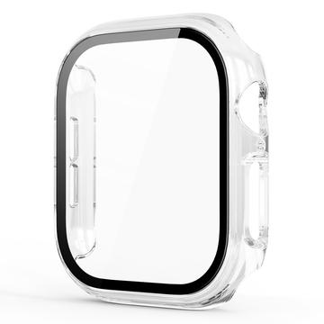 Apple Watch Series 10 Plastična Maska sa Zaštitnim Staklom - 42mm - Providna