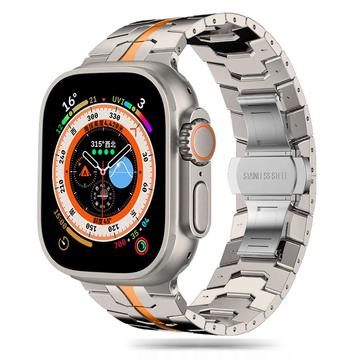 Apple Watch Series Ultra 2/Ultra/10/9/8/SE (2022)/7/SE/6/5/4/3/2/1 Tech-Protect Stainless Steel Line Strap - 49mm/46mm/45mm/44mm/42mm