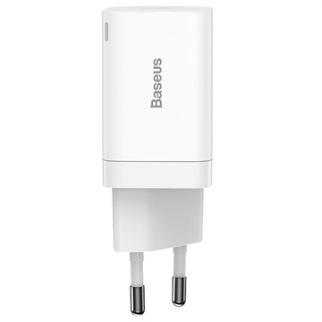 Baseus Super Si Pro Brzi Punjač 30W - USB-C, USB-A - Beli