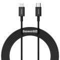 Baseus Superior Series USB-C / Lightning Cable - 2m, 20W - Black