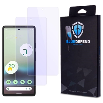 Google Pixel 6a BlueDefend Anti-Blue Light Tempered Glass Screen Protector - 2 Pcs.