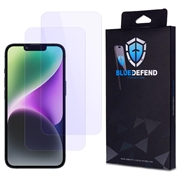 iPhone 14 BlueDefend Anti-Blue Light Tempered Glass Screen Protector - 2 Pcs.