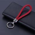 Braided PU Leather Keychain