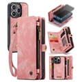 iPhone 15 Pro Max Caseme 2-u-1 Multifunkcionalna Futrola-Novčanik - Roze