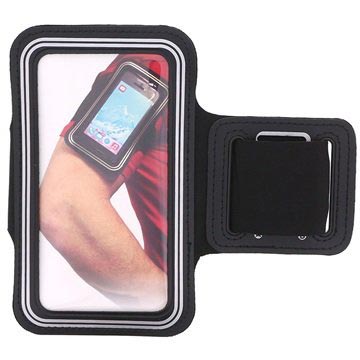 Univerzalni Sportski Armband za Telefone - 4.8" - Crni