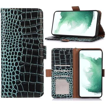 Crocodile Serija Honor 70 Kožna maska-Novčanik sa RFID-om - Zelena