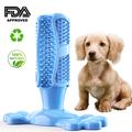 Dog Toothbrush Chew Stick / Dental Teeth Cleaner and Massager - Dark Blue