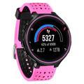 Dvobojni Garmin Forerunner 235/630/735 Silikonski Sportski Kaiš - Roze / Crna