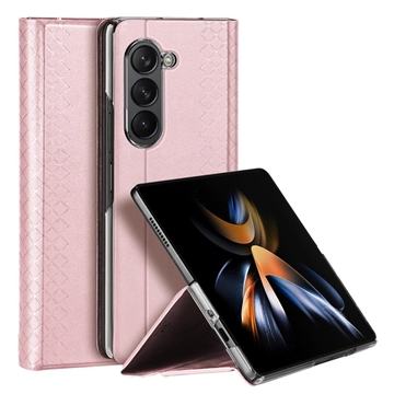 Samsung Galaxy Z Fold5 Dux Ducis Bril Flip Futrola - Pink