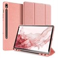 Samsung Galaxy Tab S9 Dux Ducis Domo Tri-Fold Smart Folio Futrola (Otvoreno pakovanje - Bulk Zadovoljavajuće Stanje) - Roze