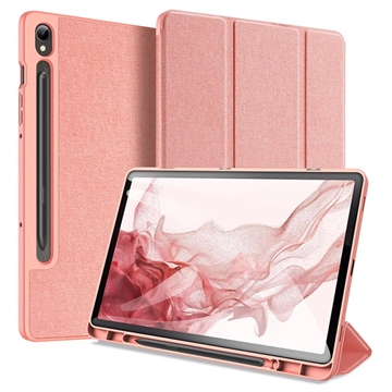 Samsung Galaxy Tab S9 Dux Ducis Domo Tri-Fold Smart Folio Futrola (Otvoreno pakovanje - Bulk Zadovoljavajuće Stanje) - Roze