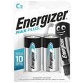 Energizer Max Plus LR14/C Alkaline Batteries - 2 Pcs.