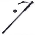 Extendable 3-Section Hiking Stick - 135cm - Black