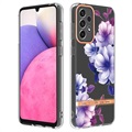 Flower Series Samsung Galaxy A33 5G TPU Maska - Ljubičasta Begonija