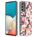 Flower Series Samsung Galaxy A53 5G TPU Maska - Roze Gardenija