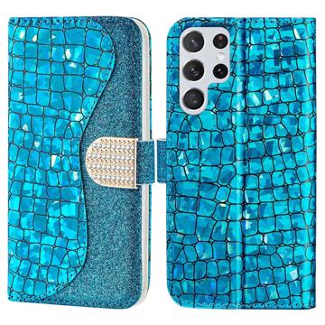 Croco Bling Series Samsung Galaxy S23 Ultra 5G Futrola-Novčanik