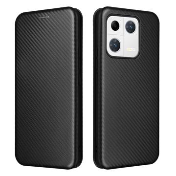 Xiaomi 13 Pro Flip Futrola - Carbon Fiber - Crna