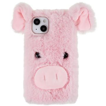 Fluffy Plush iPhone 14 Plus Hibridna Maska