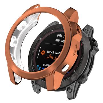 Garmin Fenix 7X/7X Solar Elektroplatirana TPU Maska - Zlatnoroze