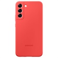 Samsung Galaxy S22+ 5G Silicone Cover EF-PS906TPEGWW (Open Box - Excellent) - Glow Red