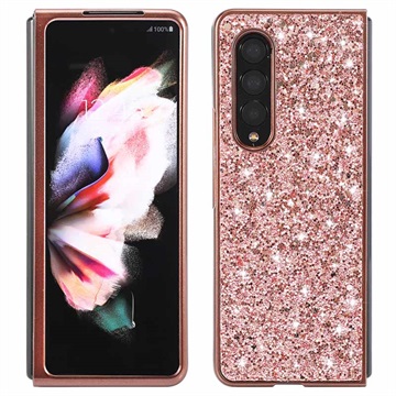 Glitter Series Samsung Galaxy Z Fold3 5G Hybrid Maska - Zlatno Roze