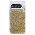 Google Pixel 9 Pro XL Glitter Flakes TPU Maska - Zlatna