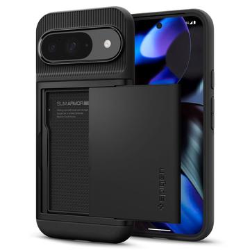 Google Pixel 9/9 Pro Spigen Slim Armor CS Zaštitna Maska - Crna