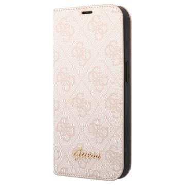 Guess 4G Metal Gold Logo iPhone 14 Plus Flip Futrola