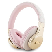 Guess 4G Script Logo Bluetooth Headphones - Pink