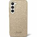 Samsung Galaxy S24 Guess Glitter Flakes Metal Logo Hibridna Maska